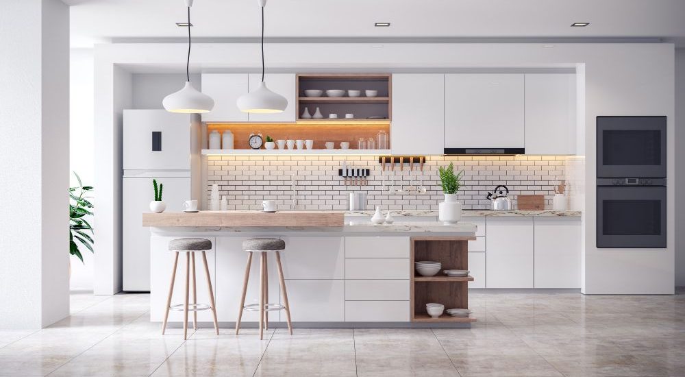 modular kitchen.